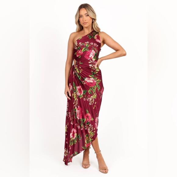 Petal & Pup Kleo One Shoulder Maxi Gown S - Picture 1 of 9